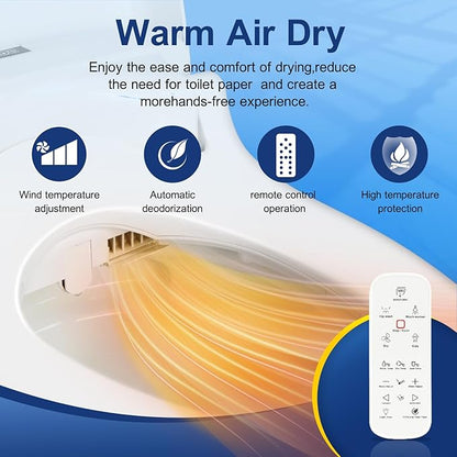 KERDE 08 Smart Electric Bidet Toilet Seat - Image 3