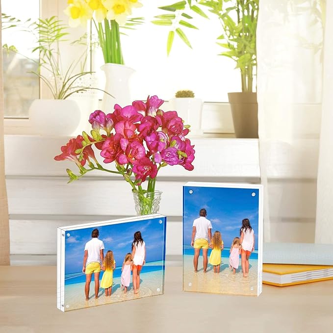 Meetu 5 Pack Acrylic Picture Frame 6x8 - Image 8