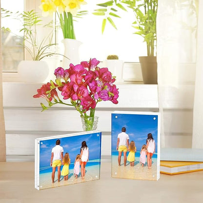 Meetu 5 Pack Acrylic Picture Frame 6x8 - Image 8