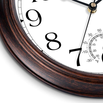 KECYET 14 Inch Outdoor Wall Clock - Image 8