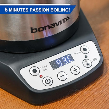 Bonavita 1L Digital Variable Temperature Gooseneck Electric Kettle - Image 3