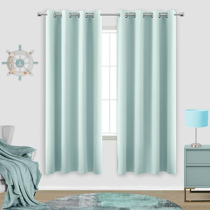 KOUFALL Nursery Curtains Boy Blackout, Thermal Insulated Curtains by KOUFALL