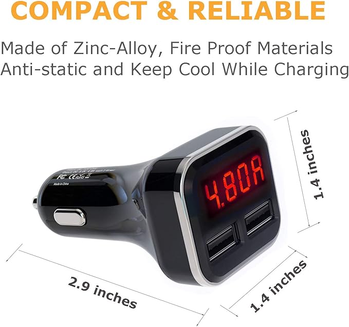 Aliavation Cigarette Lighter USB Charger - Image 4