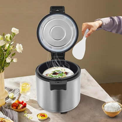 6.08 Gal Commercial Rice Warmer, Electric Non-Stick Pot Soup Warmers - Image 4