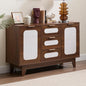 CANMOV Buffet Cabinet with Storage, Modern Wood Coffee Bar Sideboard by CANMOV