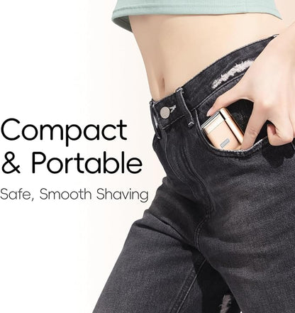 yoose Electric Razors for Women, IPX7 Alloy Body Bikini Trimmer for Women - Image 4
