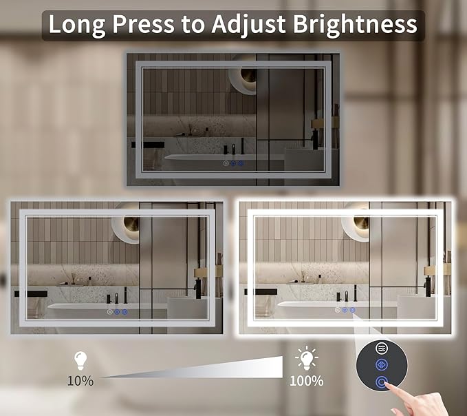 32"x72" LED Bathroom Mirror - Image 4