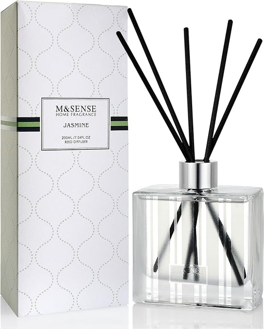 M&SENSE Jasmine & Vanilla Reed Diffuser Set by MSENSE