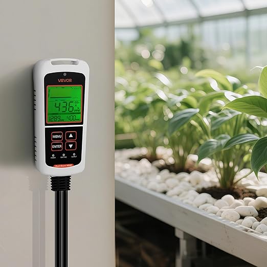 VEVOR Carbon Dioxide Monitoring Controller, Dual Outlets CO2 Monitor & - Image 8