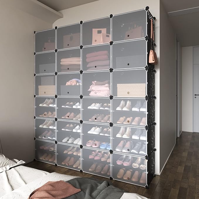 ROJASOP Shoe Storage Cabinet, 12-Tier Shoe Organizer 96 Pairs Extra Large - Image 9