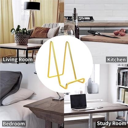 3 Pack 6 inch Metal Plate Stands - Image 7