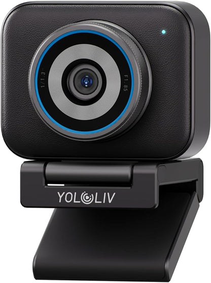 YOLOLIV YoloCam S3-4K Streaming Webcam, DSLR-Like Control, Cinematic Effects by YOLOLIV