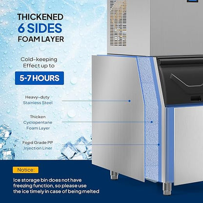 ROVSUN 400LBS/24H Commercial Ice Maker - Image 3