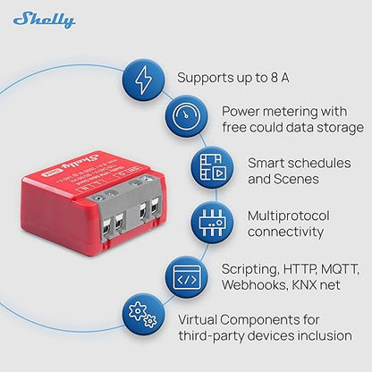Shelly 1PM Mini Gen4 | Wi-Fi, Matter Smart Relay Switch - Image 5