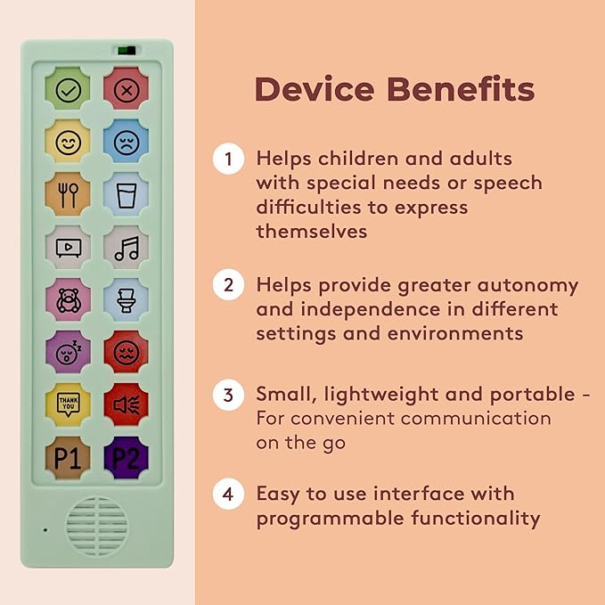 AAC Device for Autism & Speech Therapy. Non Verbal Communication Tools for Kids - Image 7