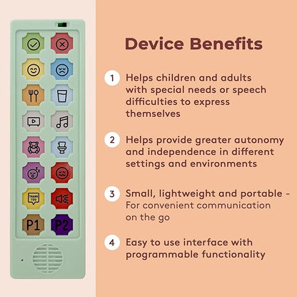 AAC Device for Autism & Speech Therapy. Non Verbal Communication Tools for Kids - Image 7