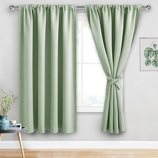 JIUZHEN Blackout Curtains for Bedroom by JIUZHEN