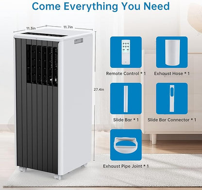 8000 BTU Portable Air Conditioner, Portable AC Unit - Image 7