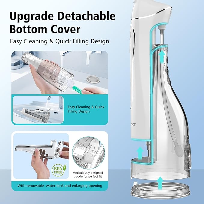 Leominor Water Dental Flosser Pick - Image 3