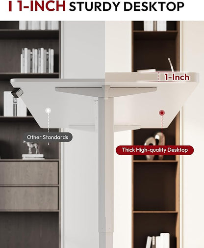SANODESK Electric Standing Desk 55 x 28 Inches Whole-Piece Desktop Height - Image 7