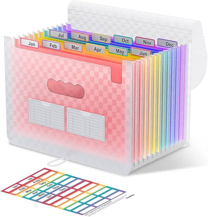 ThinkTex Accordion File Organizer, 12 by ThinkTex