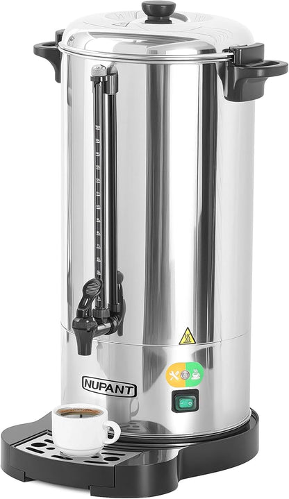 Commercial Coffee Urn 100 Cup/15L Coffee Dispenser by NUPANT