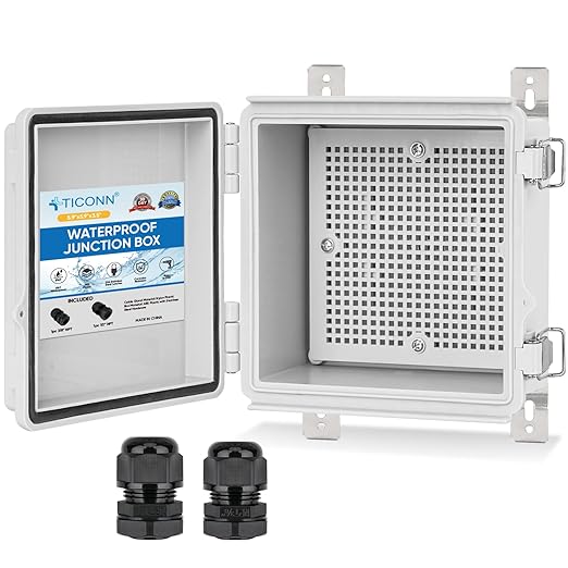 TICONN Waterproof Electrical Junction Box IP67 ABS Plastic Enclosure by TICONN