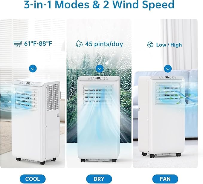 Portable Air Conditioners 8000 BTU, Energy Efficient AC Unit - Image 2