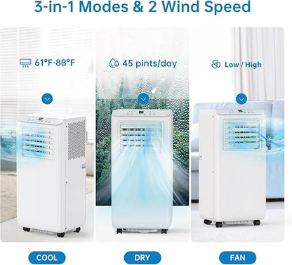 Portable Air Conditioners 8000 BTU, Energy Efficient AC Unit - Image 2