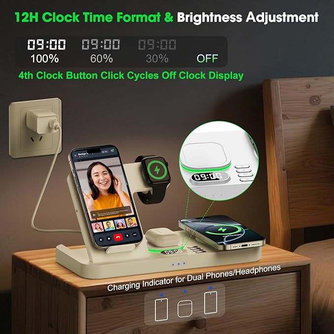 Dual Phone Wireless Charging Station - Image 5