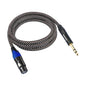 Smithok 1/4 to XLR Cable, Heavy Duty Nylon Braided, Balanced 1/4" TRS to 3pin by Smithok