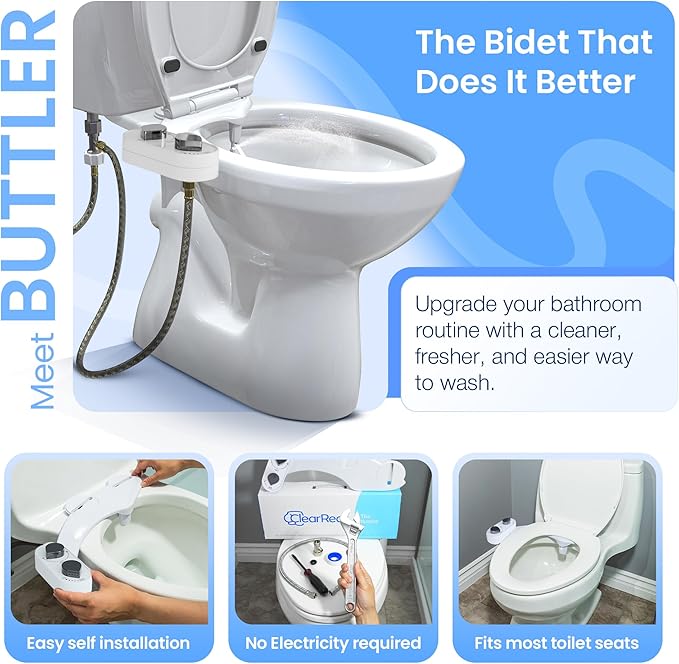 CLEAR REAR Bidet Attachment for Toilet Seat - Image 7