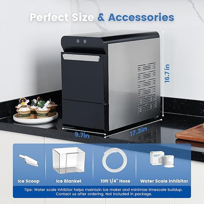 Gevi V2.0 Nugget Ice Maker, 38lbs/24H Countertop Pellet Ice Machine - Image 8