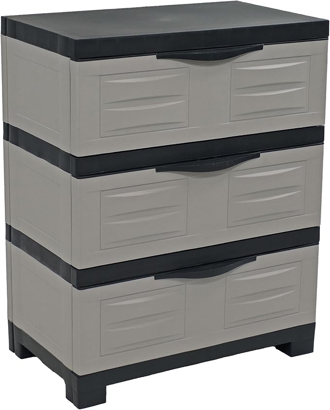 Sunnydaze 29.5" H 3-Tier Storage Cabinet by SunnydazeDecor