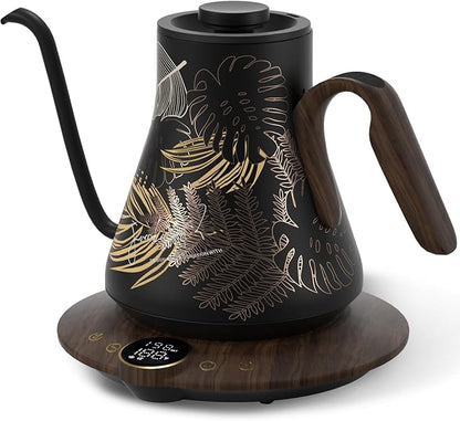 Gooseneck Electric Kettle with ±1℉ Temperature Control by Cocinare