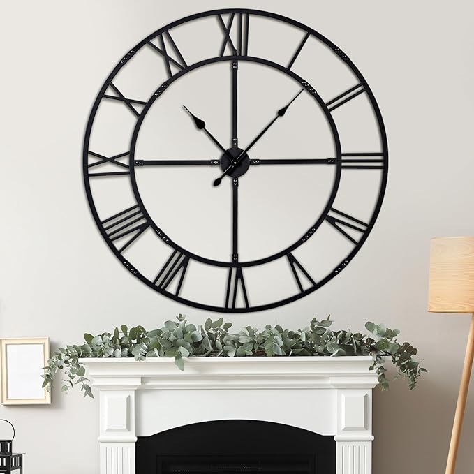Ohweog Oversized 48 inch Wall Clock by WallClockDecor