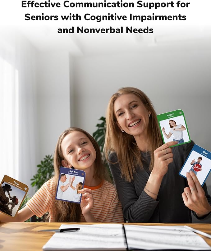 CHEFAN Adult Communication Cards, Non Verbal Speech Therapy Communication - Image 3