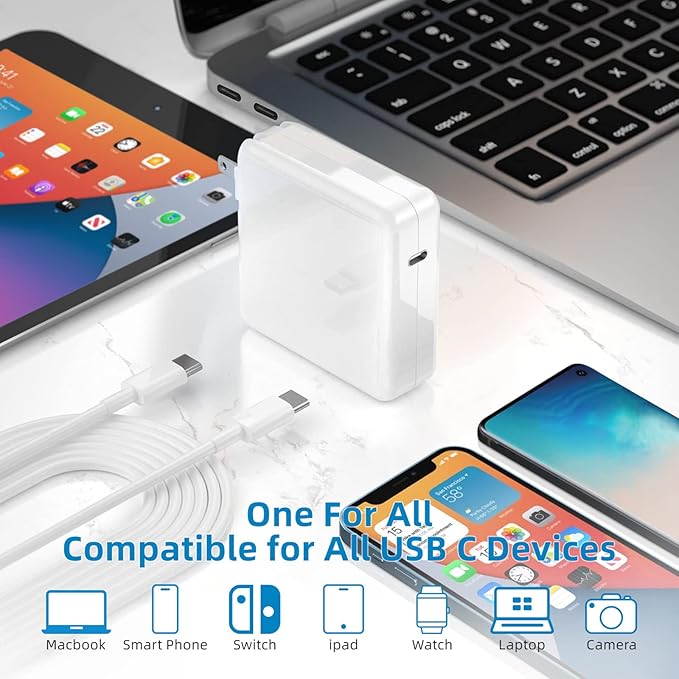 Furgor Mac Book Pro Charger - 118W USB C Charger Fast Charger Compatible - Image 4