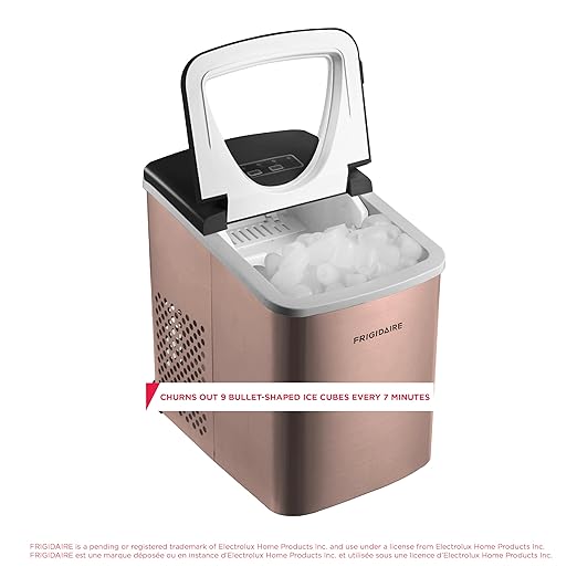 Frigidaire EFIC117-SSCOPPER-COM Stainless Steel Ice Maker, 26lb per Day - Image 2