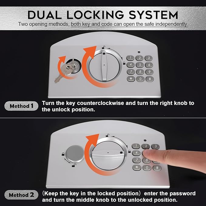 Dalmbox Portable Metal Safe Box - Image 4