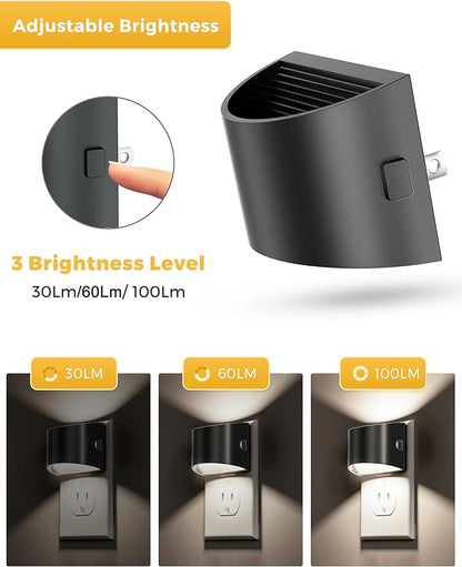 L LOHAS LED Night Lights Plug into Wall 2 Pack, Nightlight - Image 5