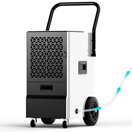 EUHOMY 160 Pints Commercial Dehumidifier by EUHOMY