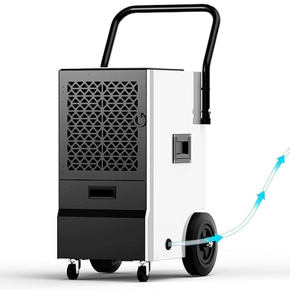 EUHOMY 160 Pints Commercial Dehumidifier by EUHOMY