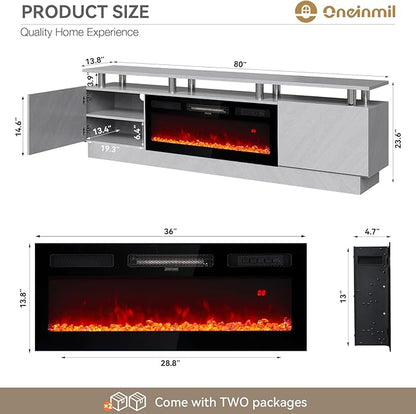 oneinmil Fireplace TV Stand - Image 8