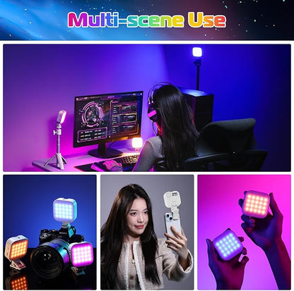 ULANZI U60 RGB Video Lights White LED Camera Light 360° Full Color Portable - Image 8