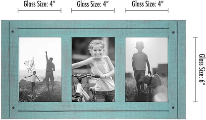 Americanflat Hinged 4x6 Triple Picture Frame - Image 2