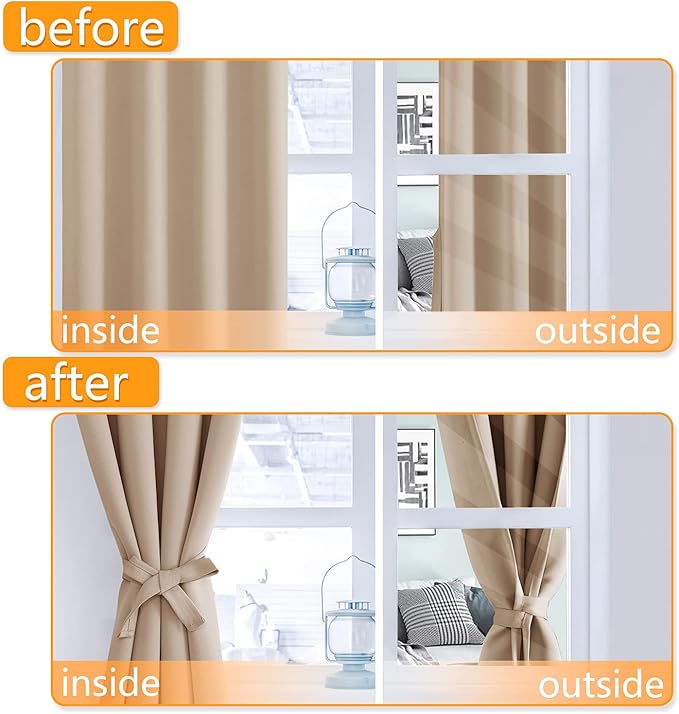 Hiasan Short Blackout Curtains for Bedroom - Image 5