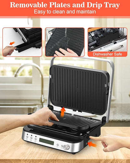 Panini Press Grill Sandwich Maker - Image 8