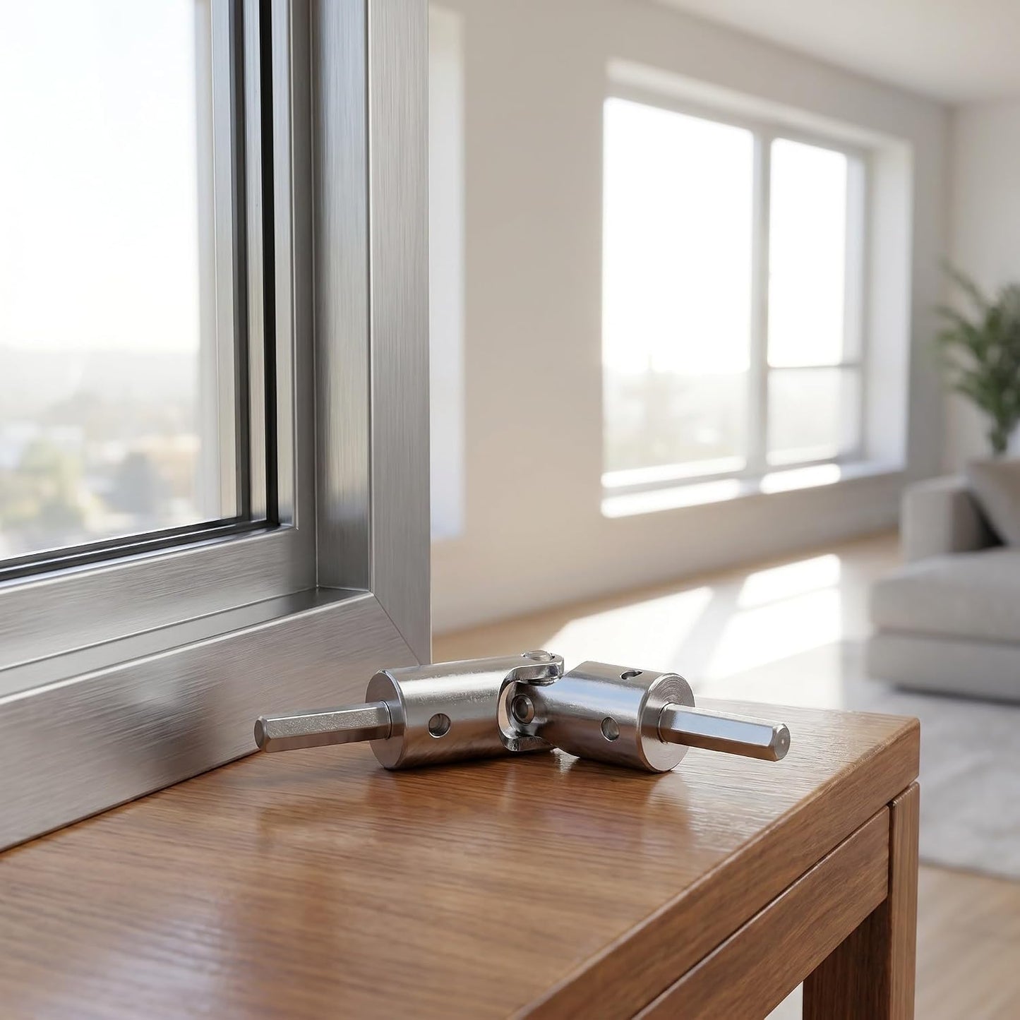 Universal Joint Shaft Coupling Featuring Reliable Security for Window Opener with Aluminium Alloy Material and Compact Structure and Silent Performance and Roller Shutter