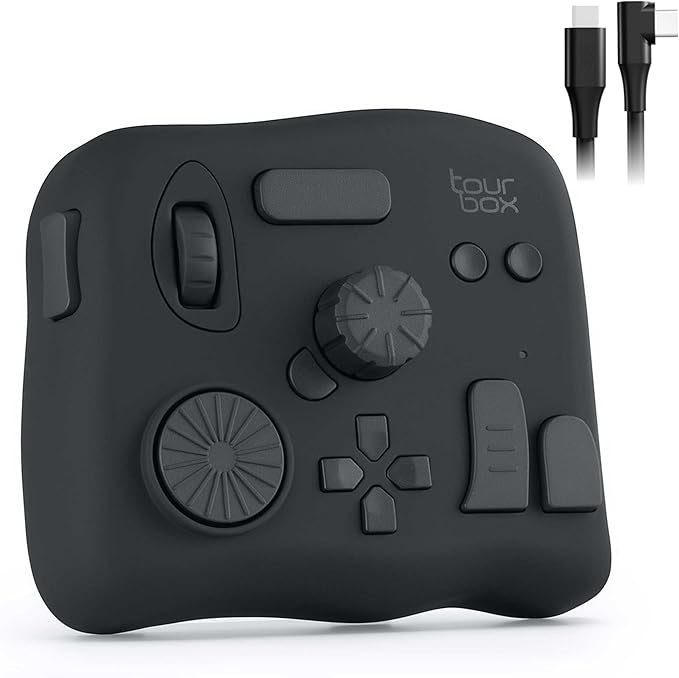 TourBox NEO - Customizable Editing Controller, Photo Color Grading Illustration by TourBox